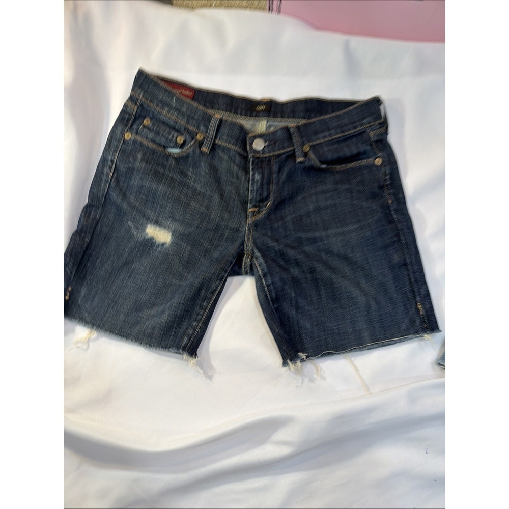 Citizens of Humanity COH Shorts Dark Wash Jean Short 28 Kelly StretchLow Wais569